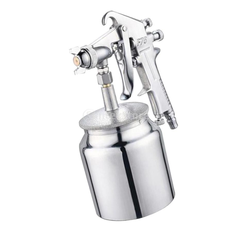 エアコンプレッサー スプレーガン 600ml 塗料カップ 家具 塗装 車補修 重力 フィード ペイントガン F 75 Stkショップ 通販 Yahoo ショッピング