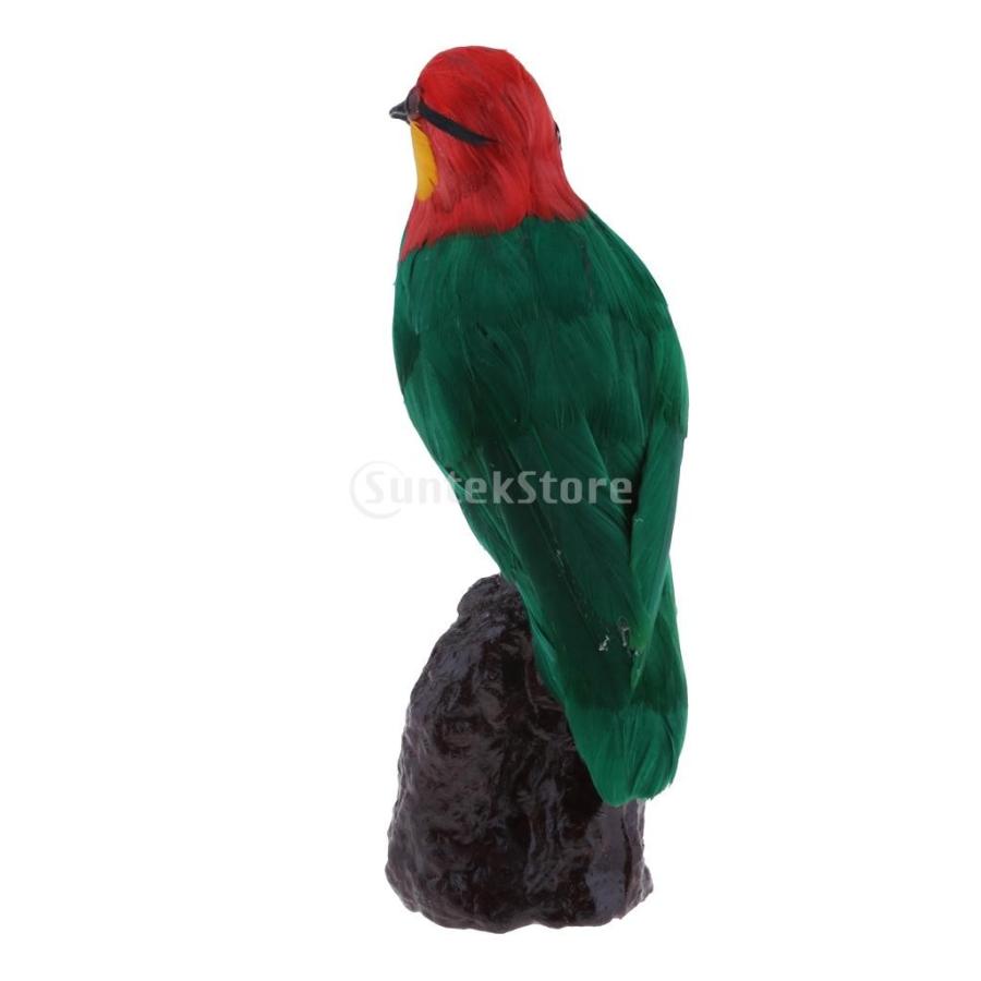 鳥モデル 置物 生き生き 人工羽根 ガーデン 園芸 オーナメント 庭の装飾 プレゼント|stk-shop|04