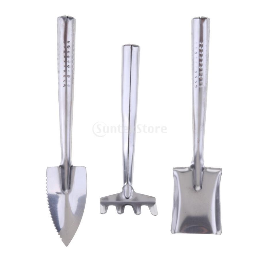 小型 シャベル 3本入 園芸シャベル 移植スコップ レーキ ステンレス ガーデニング ハンドシャベル 栽培 除草 Stkショップ 通販 Yahoo ショッピング