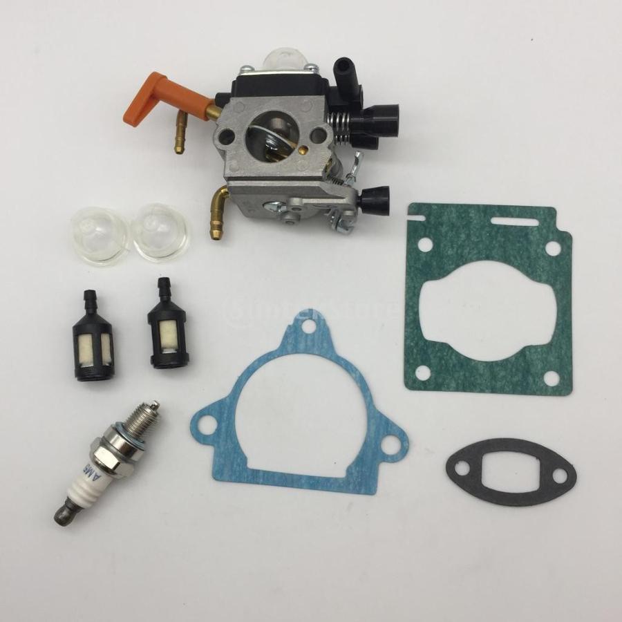 Kit Carburateur C1Q-S225 Pour Taille-haie HEDGE HS81/HS86 - Remplace 4237 120 0606, Avec Joints Et Ampoule - 9