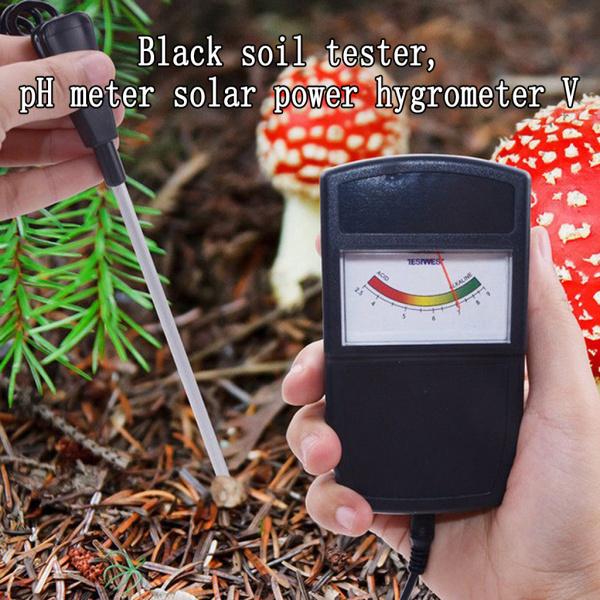 土壌酸度計 デジタル PHメーター ペーハー測定器 精密 ソーラーパワー プロ仕様 充電式|stk-shop|03