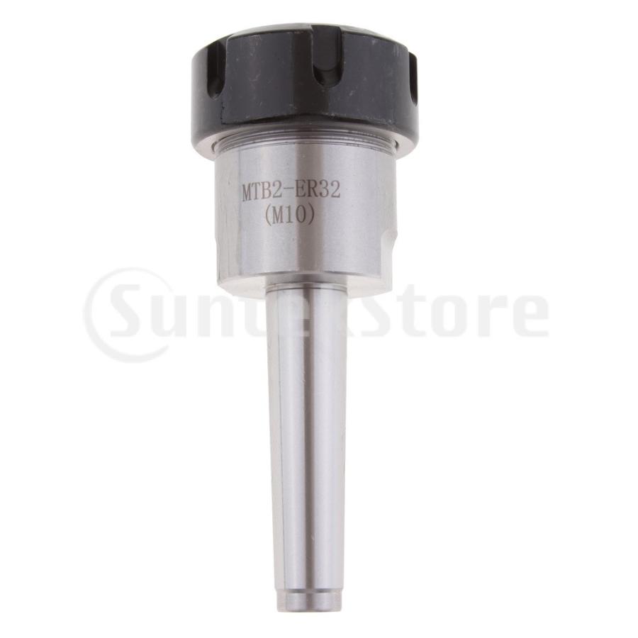 CNC旋盤フライス加工用MT2 ER32コレットチャックホルダーツール 