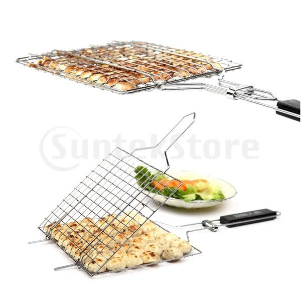 グリルバスケット合わせ焼き網 魚 肉 炭焼き ステンレス鋼 ノンスティック q網 Stkショップ 通販 Yahoo ショッピング