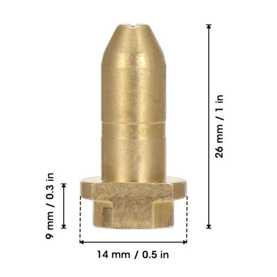 真鍮製 ノズルチップセット A B C D 刻印あり 真鍮ノズルチップは.ケルヒャーK1-K9スプレーワッシャー銃コネクタ