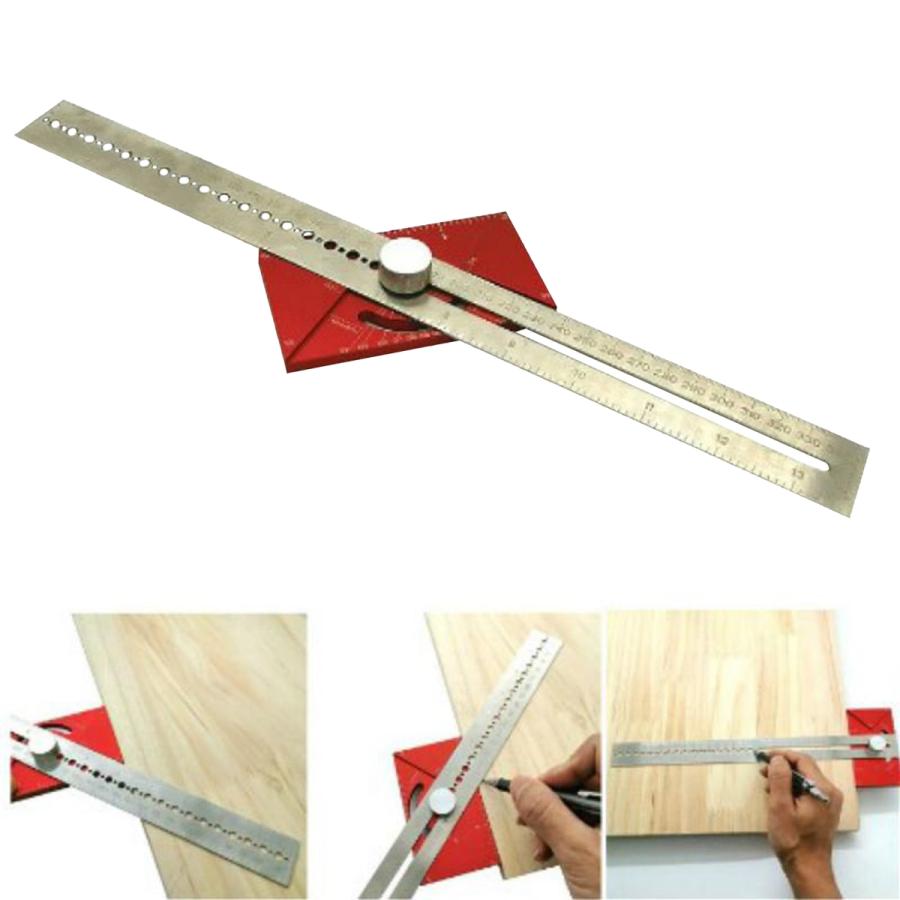 多目的大工markeringレイアウト定規ツール角度定規diy木工正確な角度を測定ツール Stkショップ 通販 Yahoo ショッピング