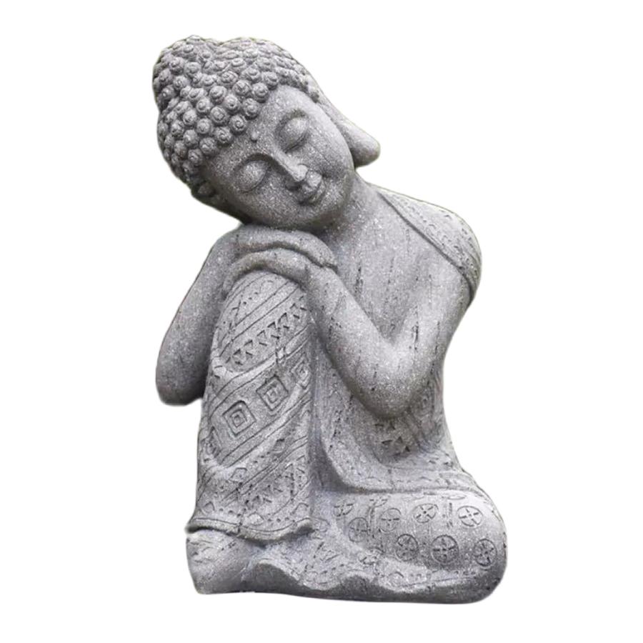 大仏.瞑想タイ釈迦牟尼睡眠置物彫刻樹脂クラフト.デスクトップホーム