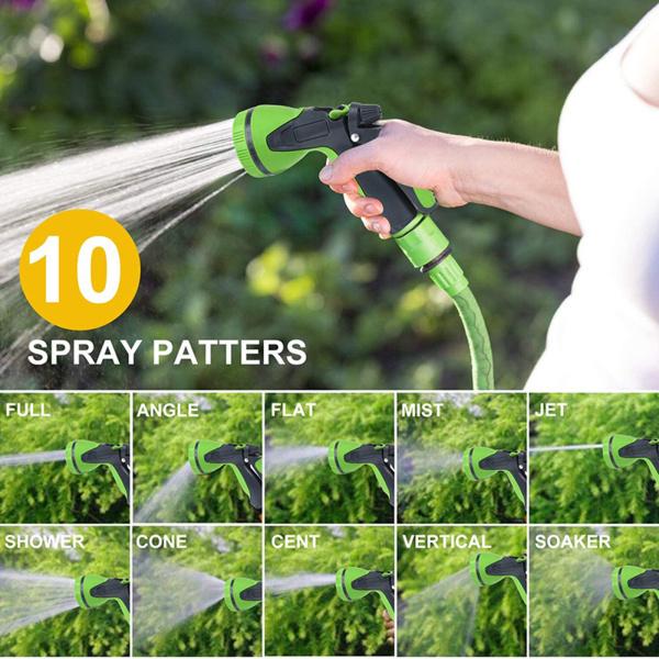ガーデンホースノズルスプレーノズル、水ホースノズルと快適グリップ10調節可能なパターン散水植物 & 芝生洗濯車ペット 60037156