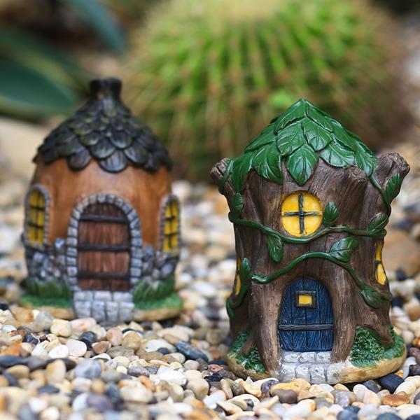 ミニチュア植木鉢用レジンハウスアクセサリー盆栽リーフハウス|stk-shop|10