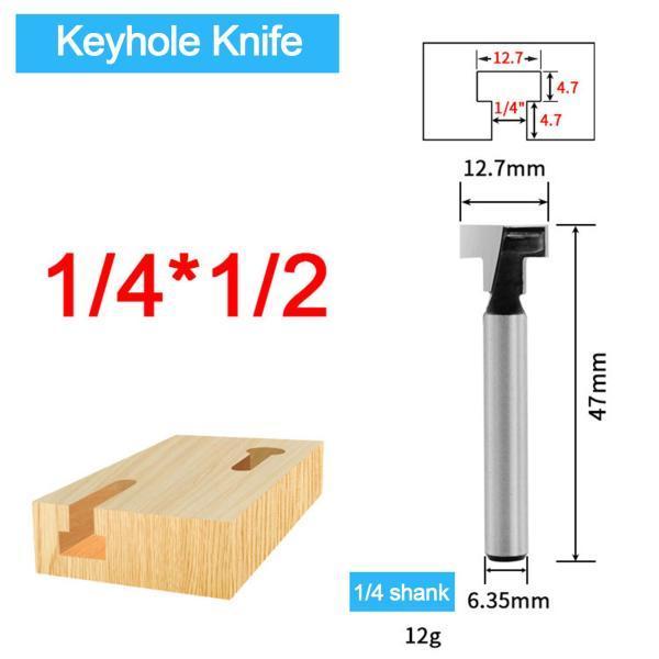 5個6.35mmサーフェシングルータービットカーバイドチップウッドプレーナービットエンドミルルーター用｜stk-shop｜05