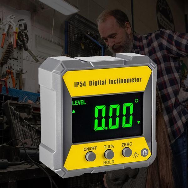デジタルレベルゲージ4x90°測定精度±0.2°（0〜360°）配管工用 : STK