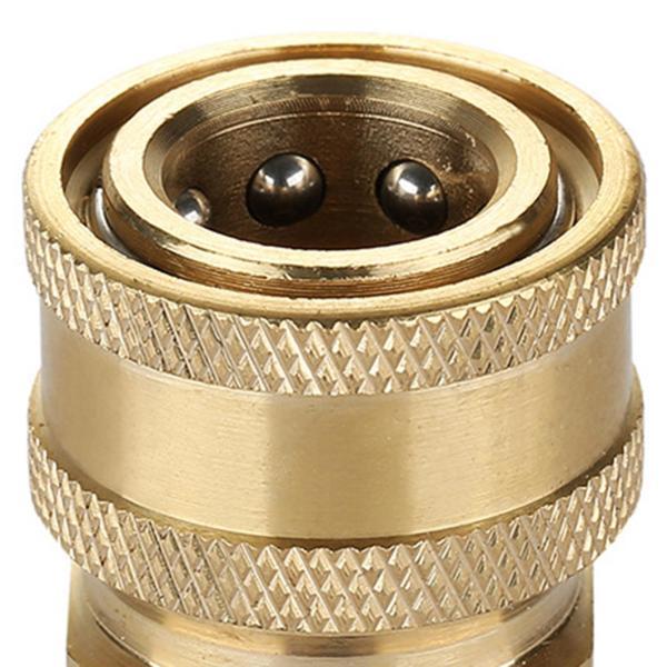 【新品未使用品】BRUNT 追加ポール アダプターセット 高圧洗浄機アダプター セット、M22-14 を 3/8 インチに変換、クイック