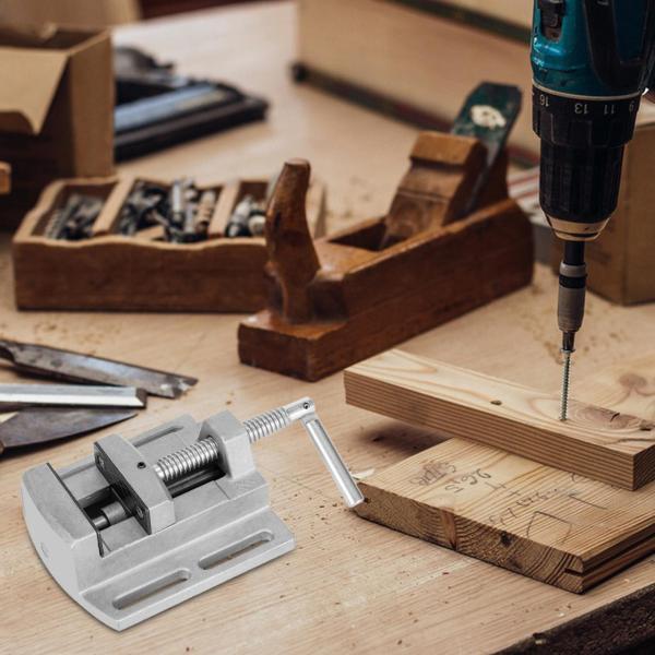 ボール盤万力平行ジョーバイスポータブルモデルユニバーサルテーブルツール万力ミニ彫刻ツール建築作業 DIY のこぎり平行テーブル万力 |  | 01