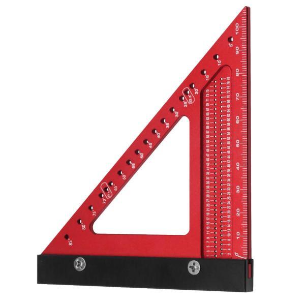 三角角度定規ライン定規多機能プロの木工正方形分度器製図ツール大工エンジニア用｜stk-shop｜04
