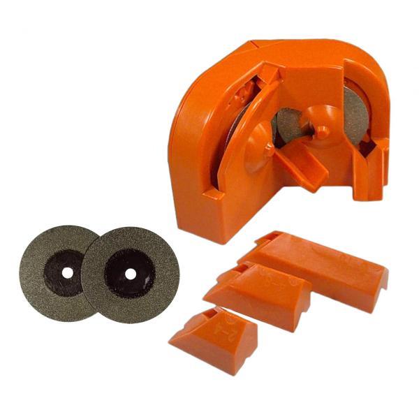 ポータブル電気ドリルビットシャープナーナイフシャープナー 3 研削ブロック付きドリルグラインダーアクセサリーコンパクト職人用 の商品画像