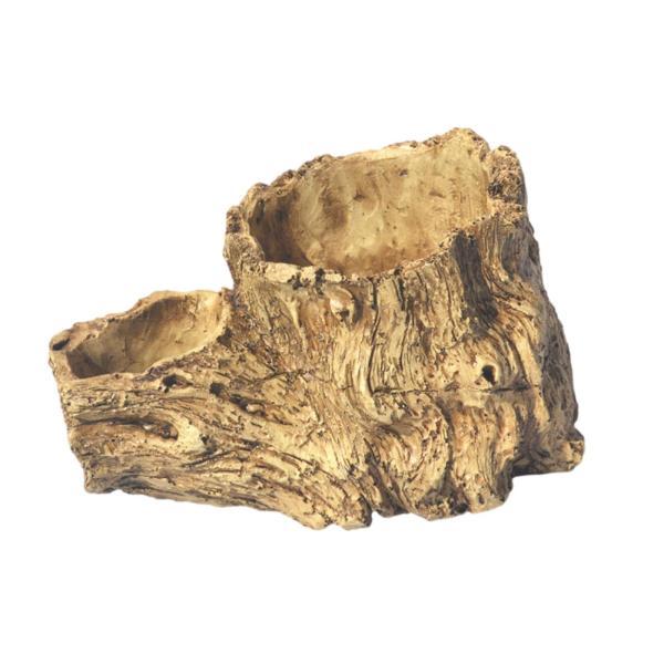 人工流木プランター 不規則な多肉植物ポット 家庭菜園用 アウトドア