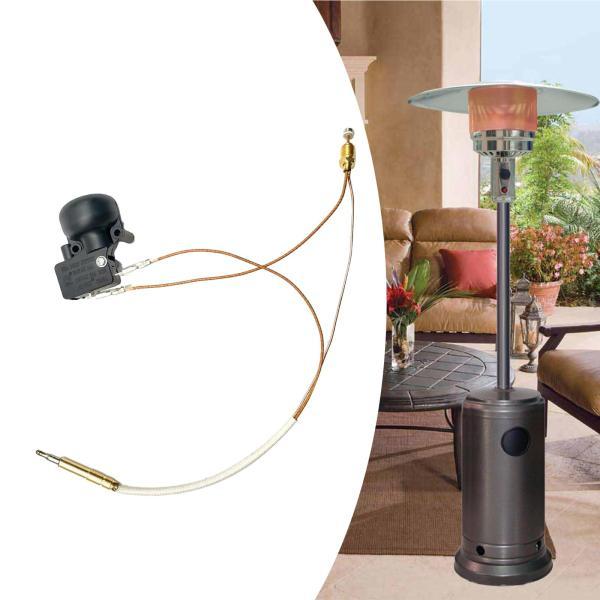 熱電対チルトスイッチ、パティオヒーター部品、長さ13.8インチのワイヤー、パティオヒーター、ガスヒーター用の熱電対ダンプスイッチ修理