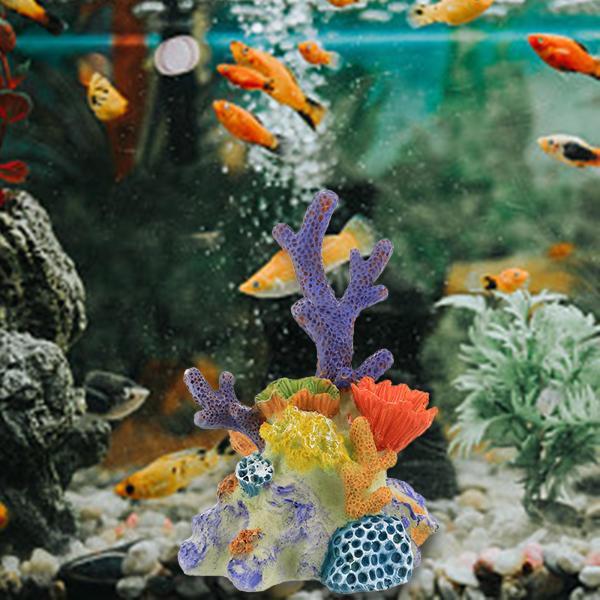 人工サンゴの置物彫刻多用途装飾水族館の装飾サイズ M : STKショップ