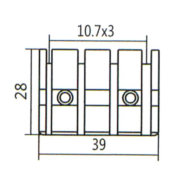 シルバー4弦エレリックヘッドレスベースギターロックナットセット