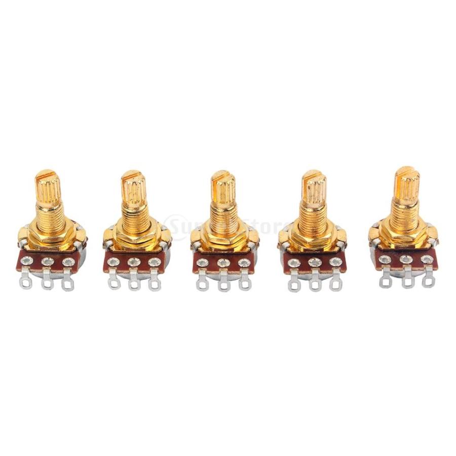 Yibuy 5PCS A500k Ohm Audio Mini Pots ギターポテンショメータ エレキギター用 ggw725x Amazonの Yibuy 激安ポット (5個入り)ってどうよ？ | ギターいじリスト