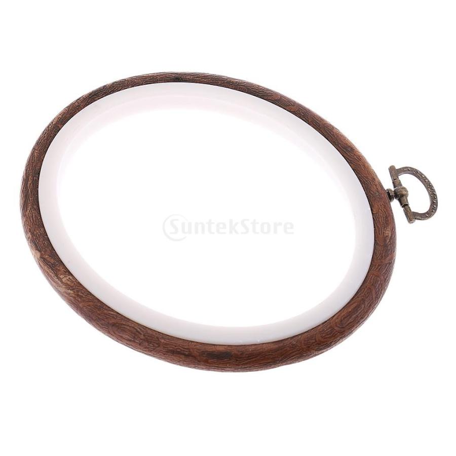 木製 刺繍フープ クロスステッチ 円フレーム 刺しゅう枠 縫製ツール 全4サイズ 15x19cm Stkショップ 通販 Yahoo ショッピング