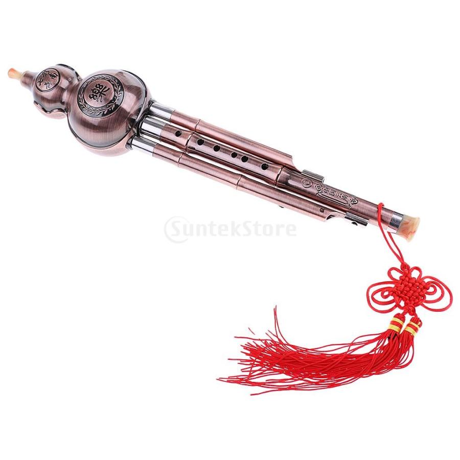 中国瓢箪笛 Cキー ひょうたん笛 葫蘆絲 フルス 収納ケース付き 中国