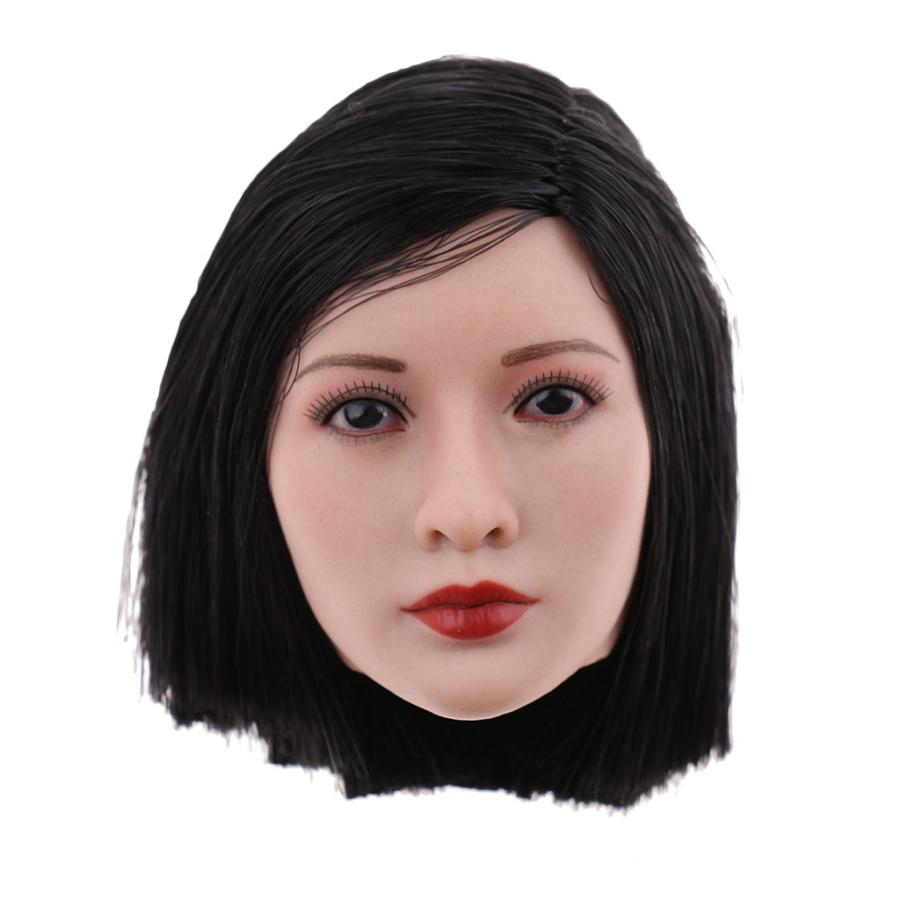 1/6スケール プラスチック 模型 女性ヘッド彫刻 アジア美人 1/6スケール プラスチック 模型 女性ヘッド彫刻 アジア美人