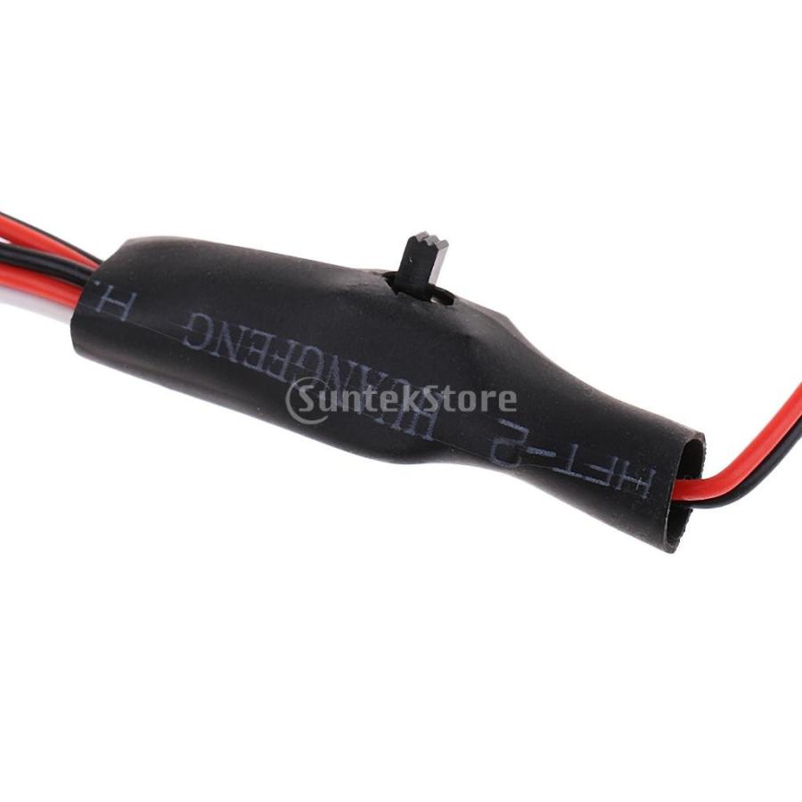 1/10 RC TT02/TT01/D4 D90 SCX10 カー適用 2 LEDライト ヘッドライト