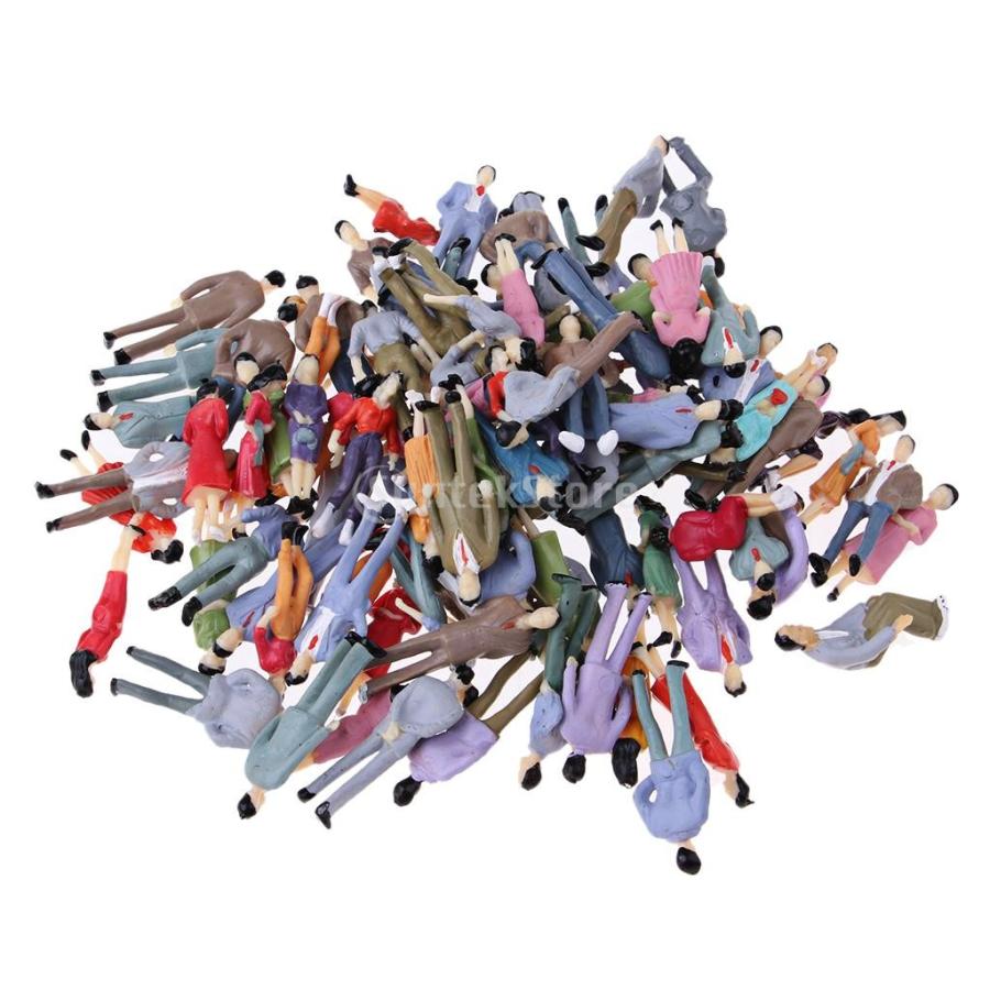 約100個 プラスチック 人モデル フィギュア ミニチュア 鉄道風景 列車模型 アクセサリー 全7選択 1 50スケール Stkショップ 通販 Yahoo ショッピング