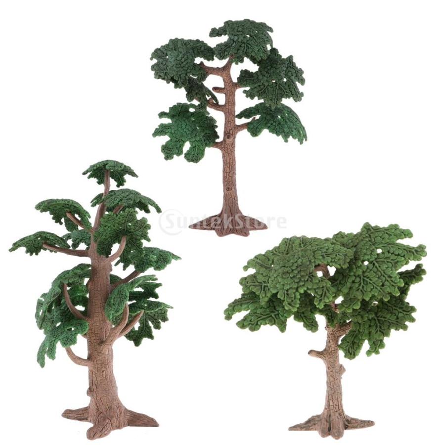 プラスチック モデルツリー 樹木モデル 鉄道模型 建築模型 レイアウト ジオラマ アクセサリー 全3サイズ - 高さ10cm｜stk-shop｜08