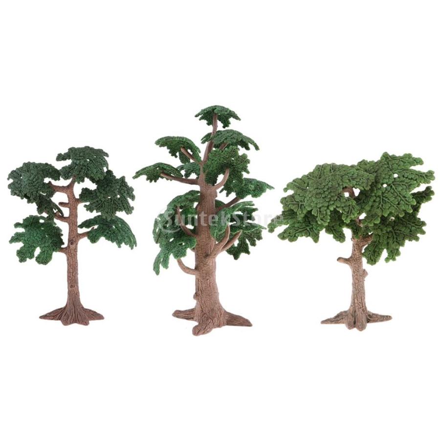 プラスチック モデルツリー 樹木モデル 鉄道模型 建築模型 レイアウト ジオラマ アクセサリー 全3サイズ - 高さ10cm｜stk-shop｜09
