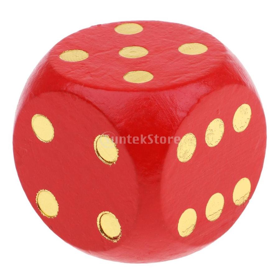おもちゃ ダイス 骰子 木製 D6 ダイス サイコロ 5センチメートル 5色選択 シンプル 素敵 赤 Stkショップ 通販 Yahoo ショッピング
