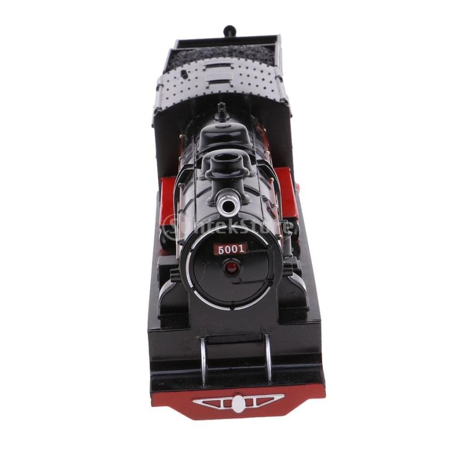 プラスチック レトロ 蒸気機関車モデル 石炭キャリッジ列車モデル