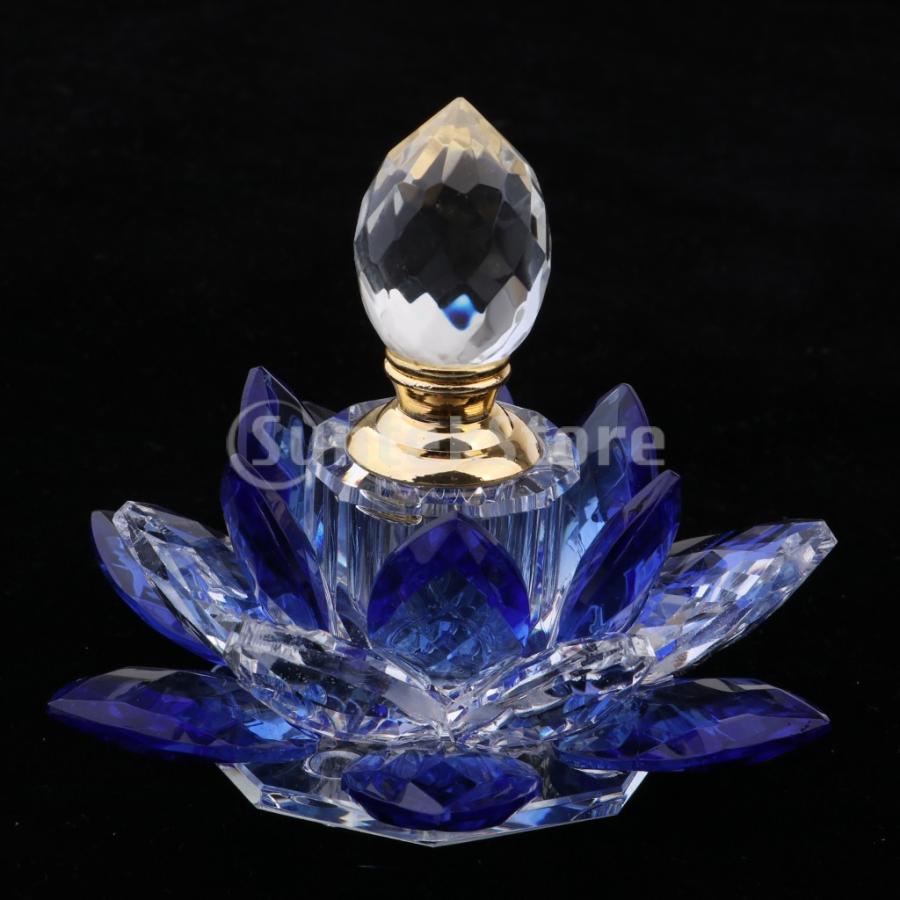 クリスタル 香水瓶 化粧水用瓶 空 5ミリリットル ハスの花 蓮 デザイン小物 Stkショップ 通販 Yahoo ショッピング