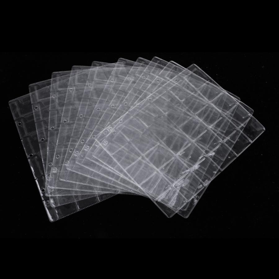 10ページ300ポケットコインホルダー収納コレクションアルバムプロテクターシート : STKショップ - 通販 - Yahoo!ショッピング