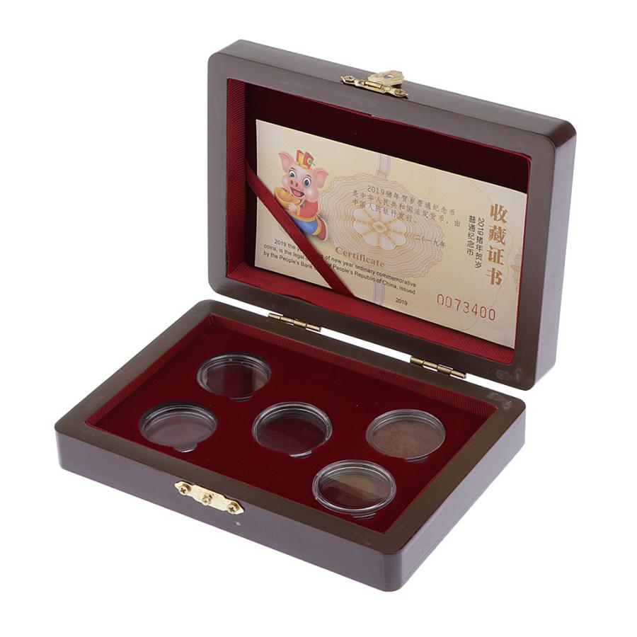 コインケース 5枚収納 コインホルダー 木製 硬貨収納 記念コイン収納 コレクション 愛好家 贈り物 : STKショップ - 通販 -  Yahoo!ショッピング