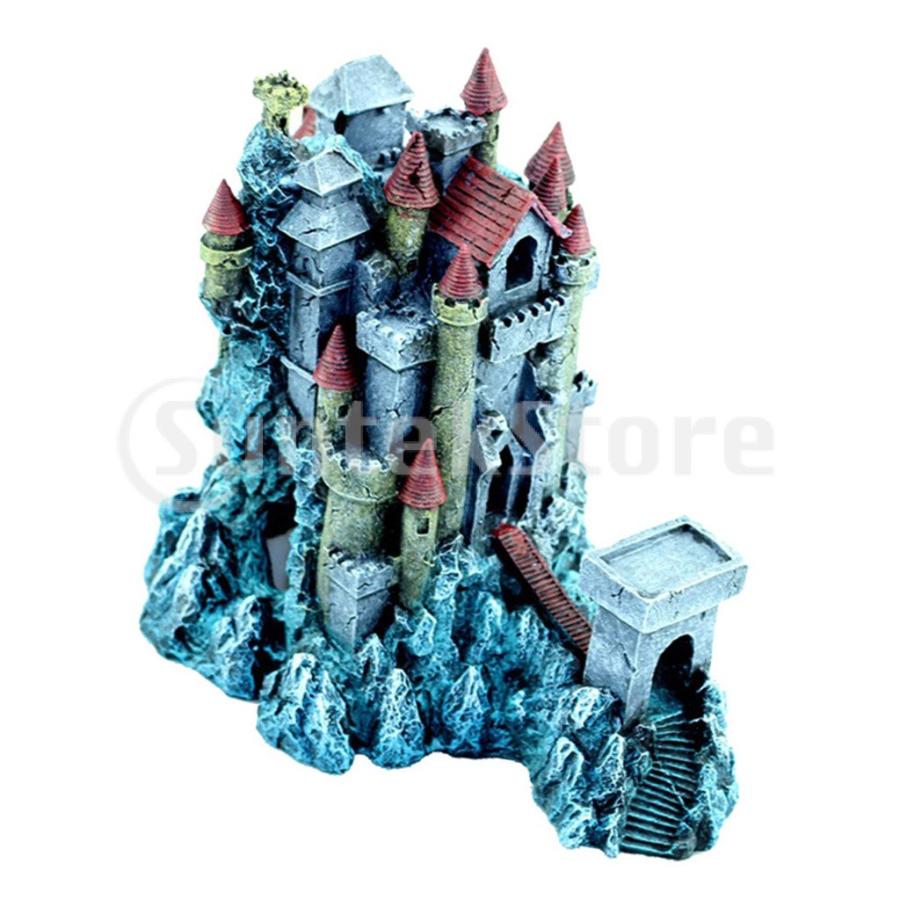 アクアリウム内装 水槽飾り オーナメント 城 樹脂製 鑑賞魚 金魚 隠れ家 観賞魚用品 Stkショップ 通販 Yahoo ショッピング