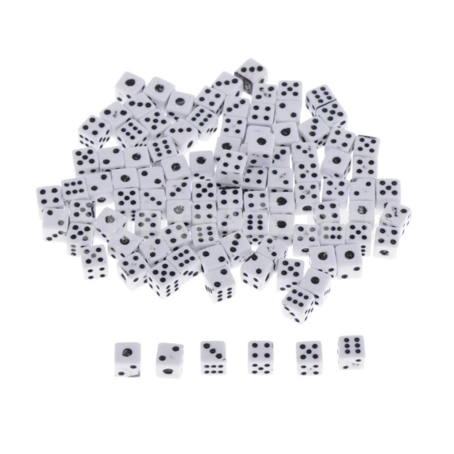 シックスサイドスクエアダイス 100個入 5mm 六面ダイス D6 ダイス サイコロ アクリル ゲーム カードゲーム用 Stkショップ 通販 Yahoo ショッピング