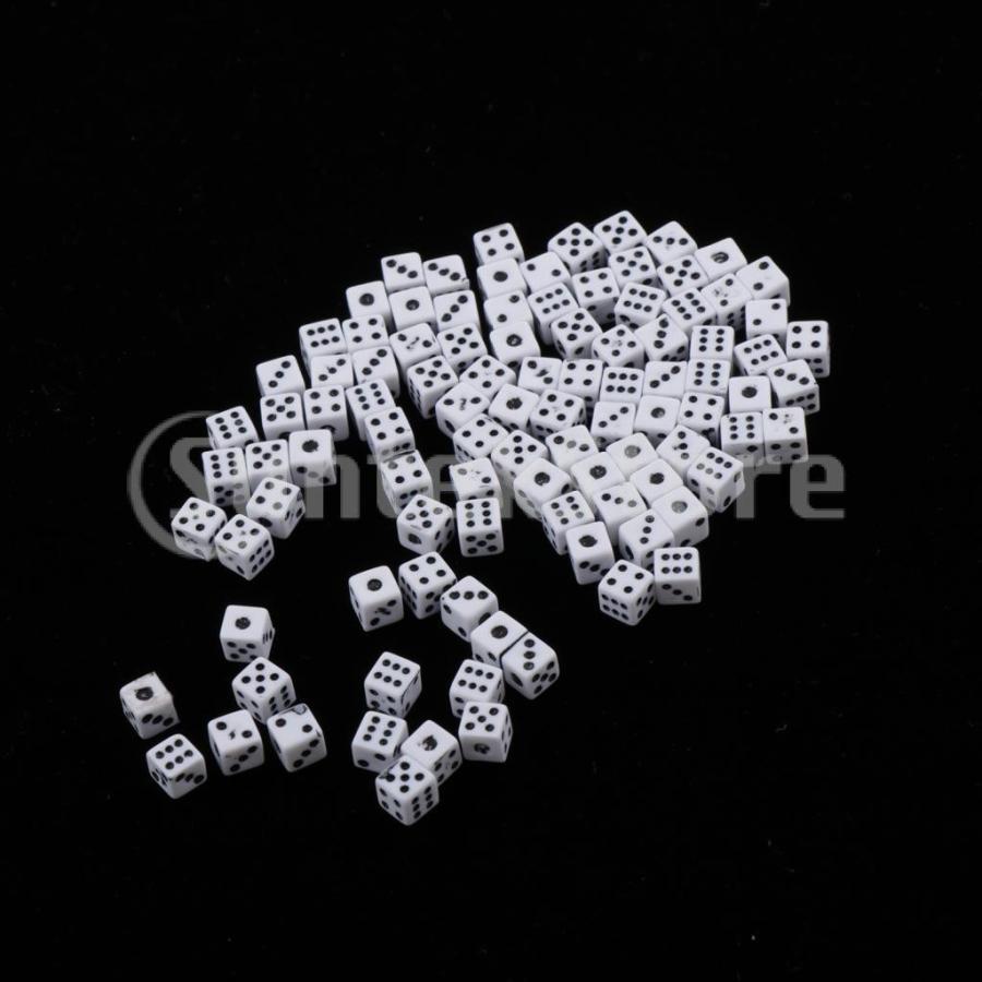 シックスサイドスクエアダイス 100個入 5mm 六面ダイス D6 ダイス