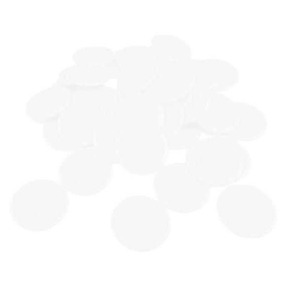 100pcsポーカーチップコイン単色カジノ供給家族ゲームAccs白|stk-shop|02