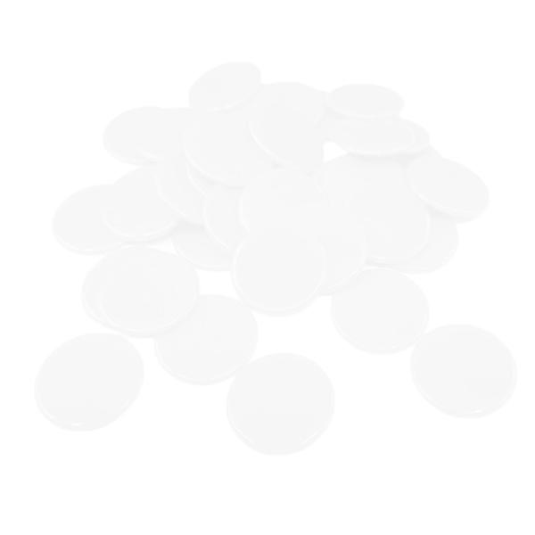 100pcsポーカーチップコイン単色カジノ供給家族ゲームAccs白|stk-shop|03
