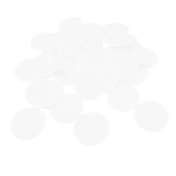 100pcsポーカーチップコイン単色カジノ供給家族ゲームAccs白|stk-shop|07