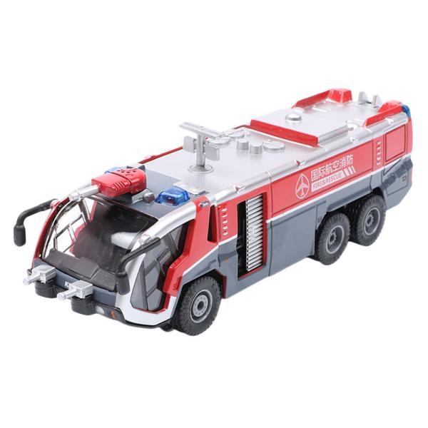 1/50消防車モデル 消防指揮車 約17x4.5x5.5cm ミニカー 合金製 子供