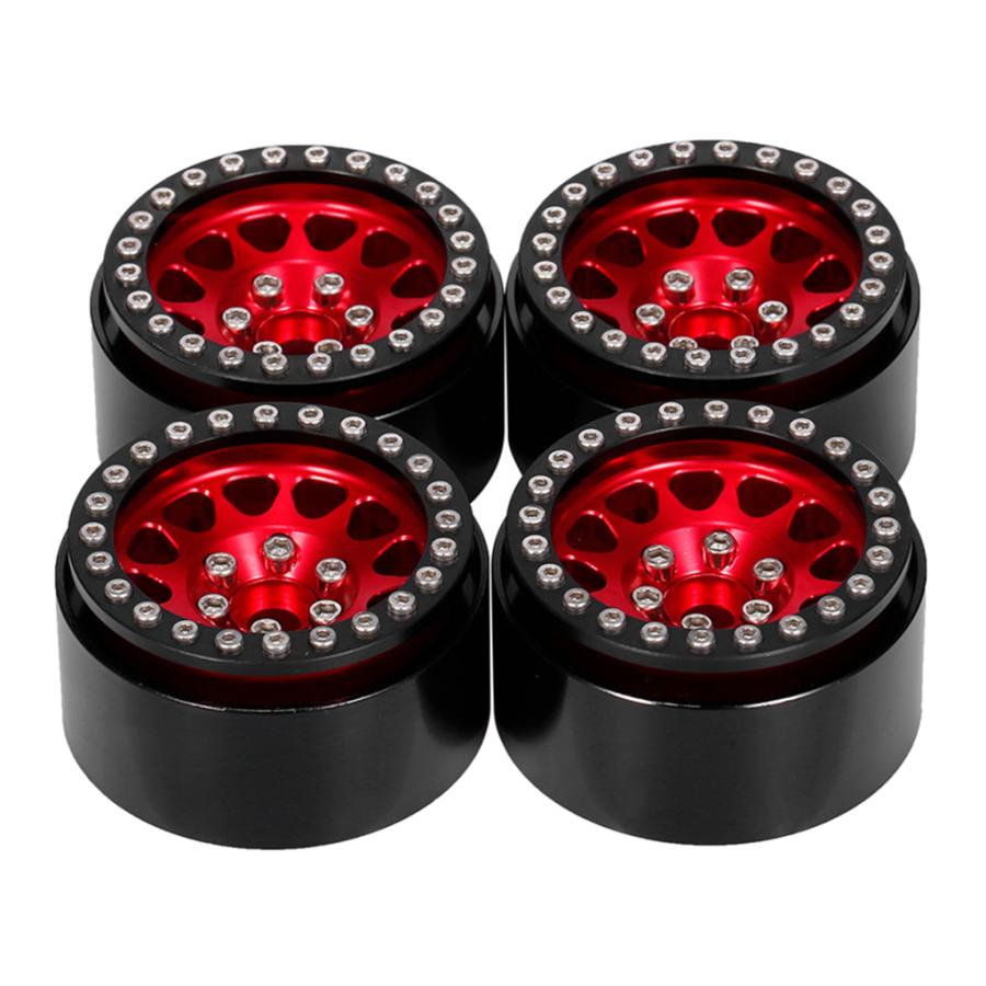 1.9インチビードロックホイールリム 合金 RCクローラーカー用