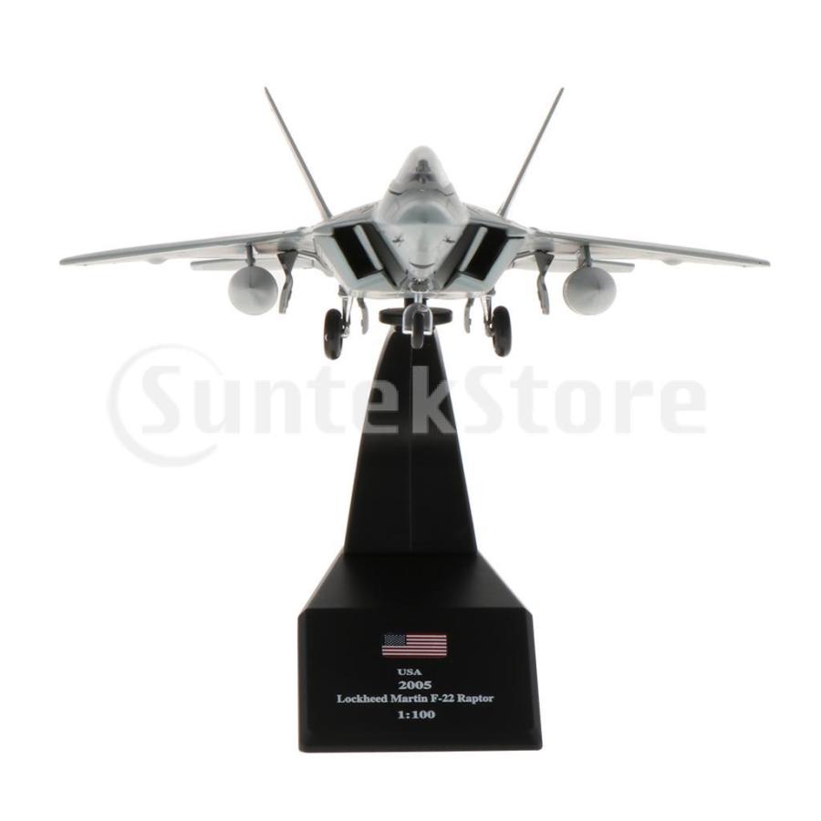 1:100アメリカンエアクラフトF-22ファイターラプターPplaneダイ