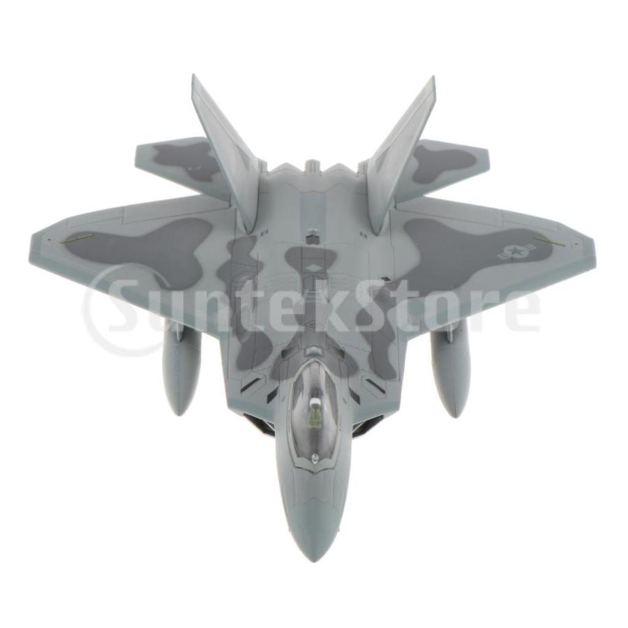 1:100アメリカンエアクラフトF-22ファイターラプターPplaneダイ
