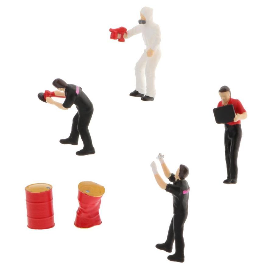 ミニチュア フィギュア人形 1:64 1セット 情景コレクション 人形 人間
