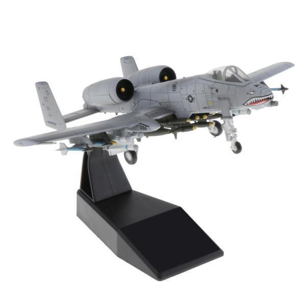 1:100 スケールA-10 攻撃飛行機戦闘機モデル-ダイキャスト航空機飛行機