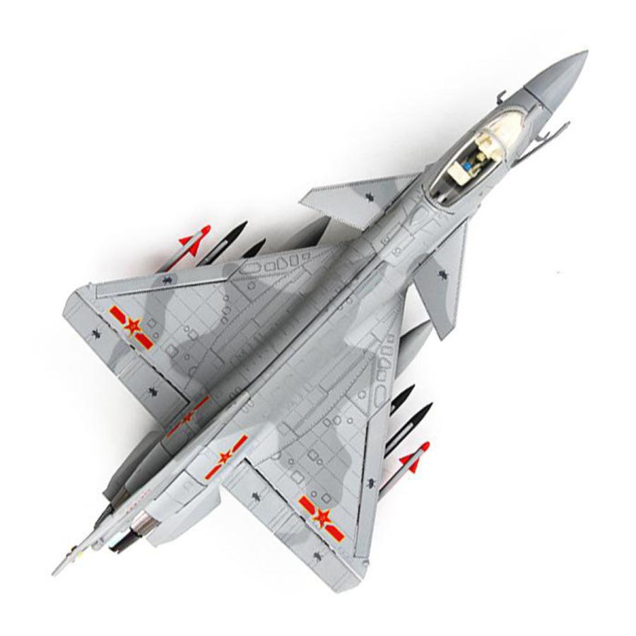 1:48スケール金属航空会社飛行機J-10B航空機戦闘機航空ダイ