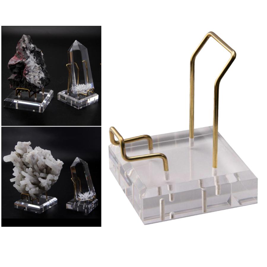 ディスプレイスタンド鉱物鉱石ジオード岩石標本収集品石ホルダー