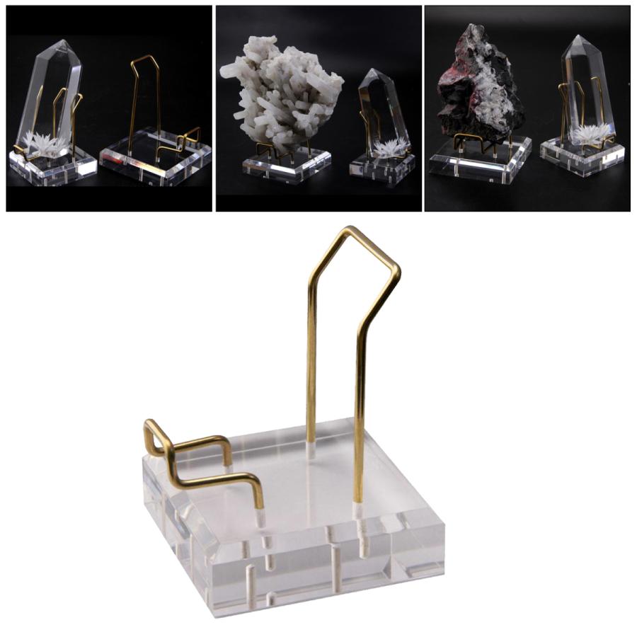 ディスプレイスタンド鉱物鉱石ジオード岩石標本収集品石ホルダー